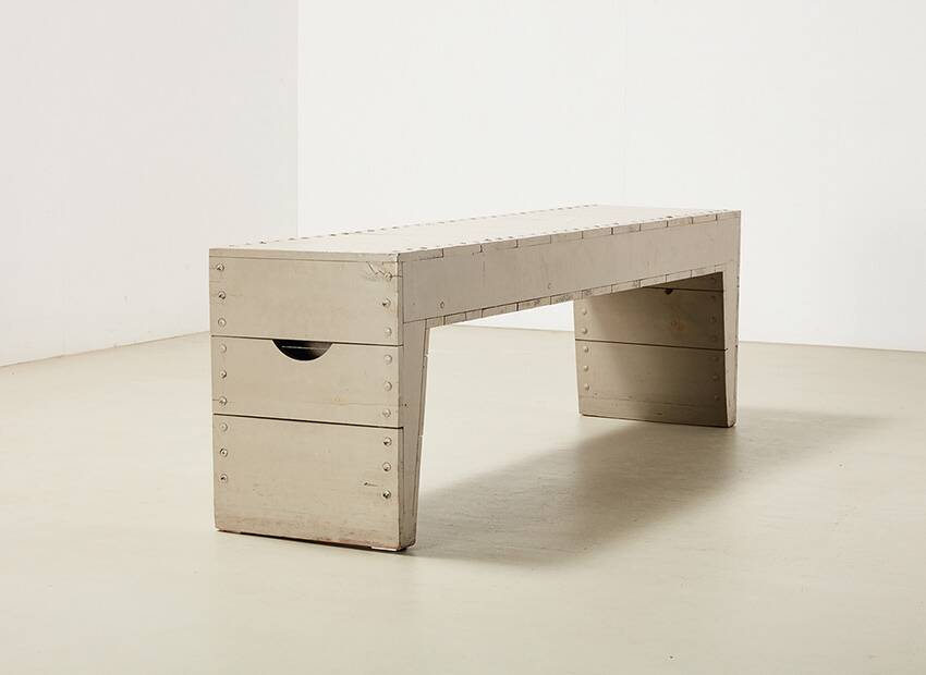 Dom Hans van der Laan Bossche School Bench Netherlands 1966