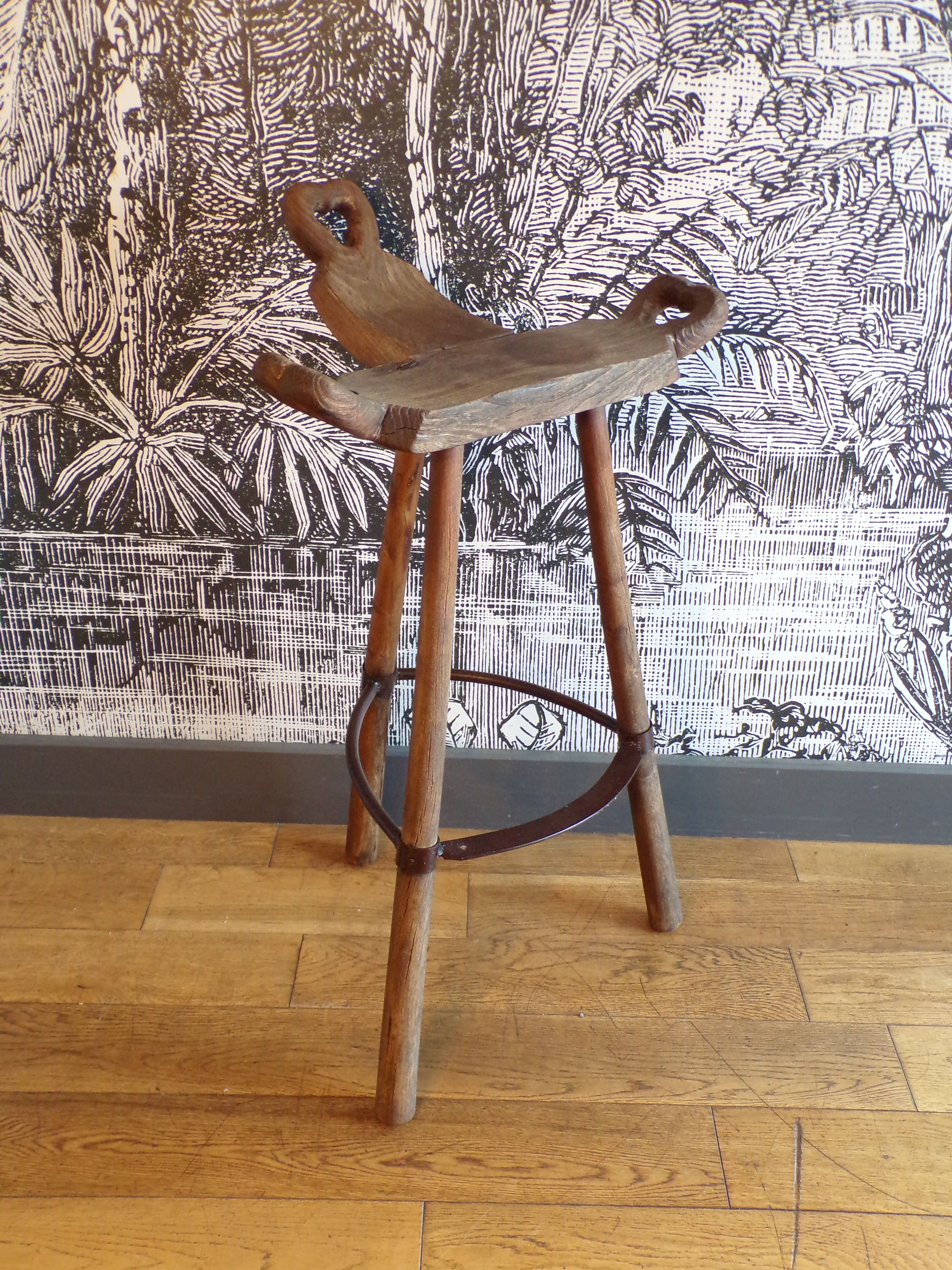 Old Spanish bar stool