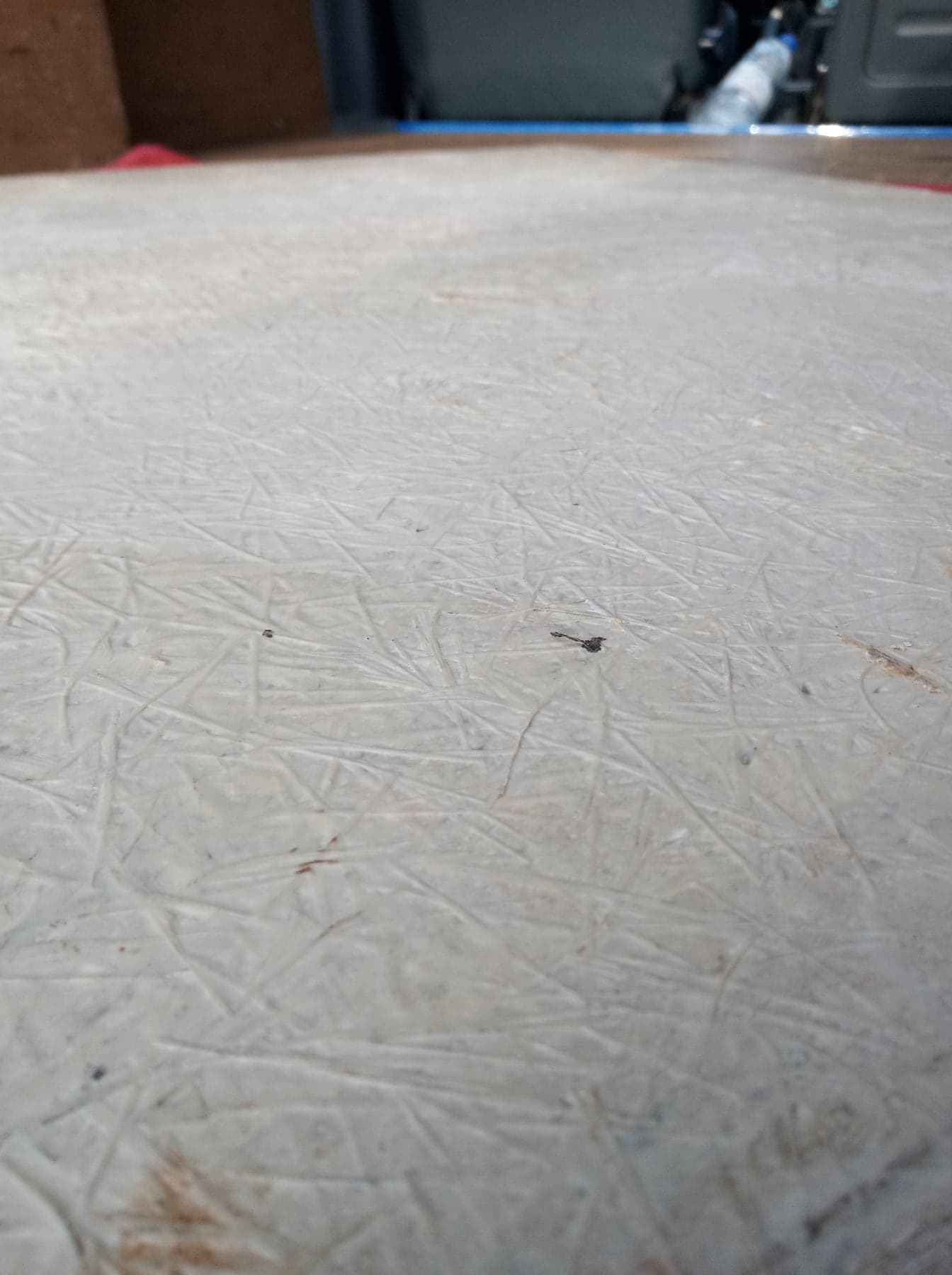 Travertine coffee table