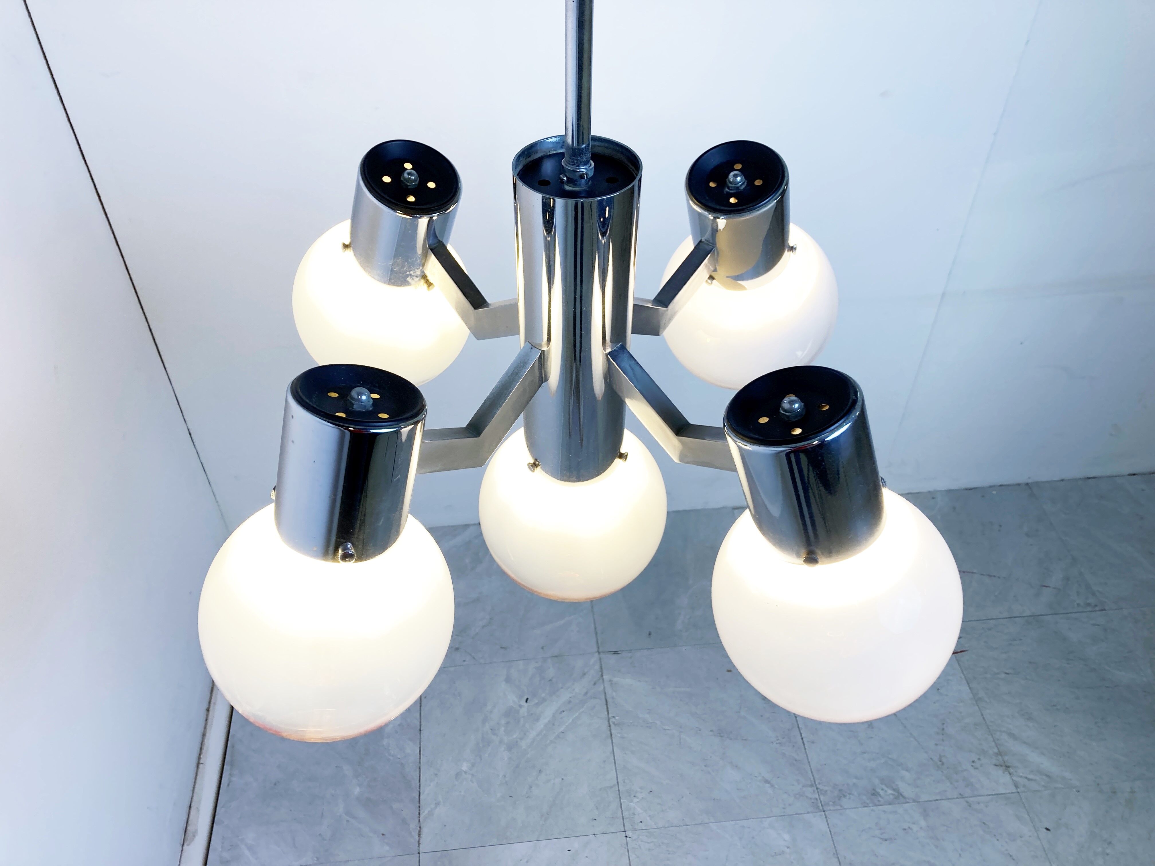 Vintage Mazzega chandelier, 1960s