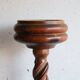 Candlestick / Bolster / Old plant holder in turned wood