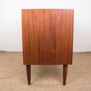 Danish teak chest of drawers or small sideboard, 3 large drawers, 1960.