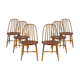 Set of 6 chairs Sven Erik Fryklund for Hagafors, model 16, Sweden, 1950