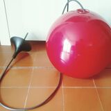 Vintage red glass light