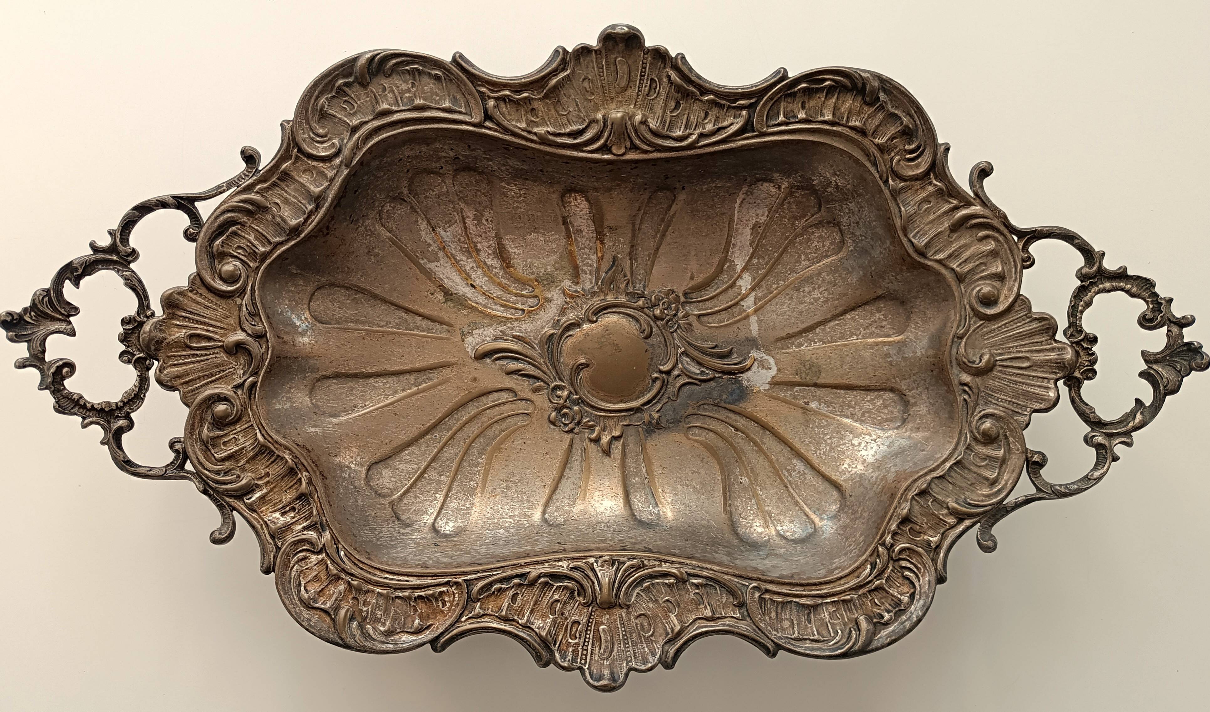 Rocaille Centrepiece Silver-Plated Bowl