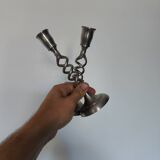 Two candle holders