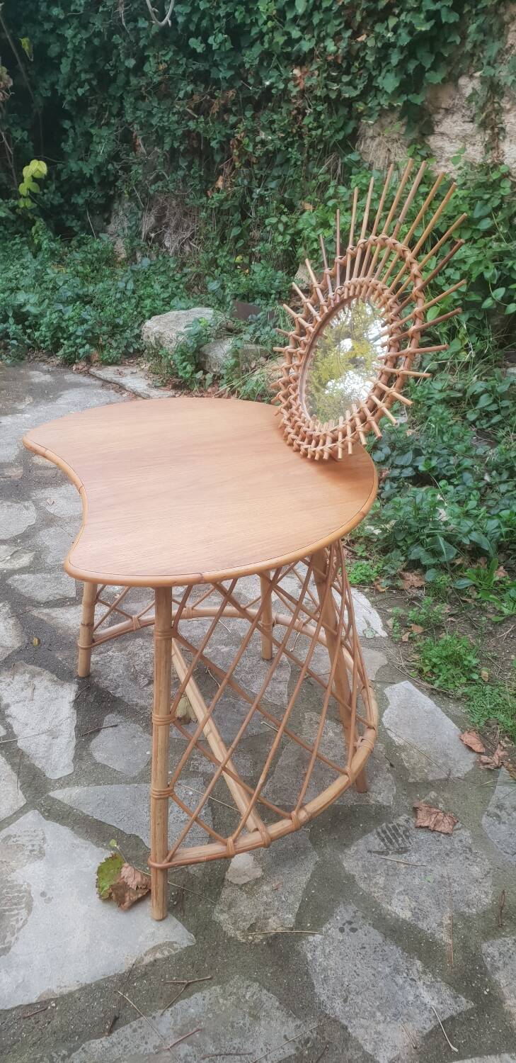 1960s rattan hairdresser's chair