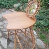 1960s rattan hairdresser's chair