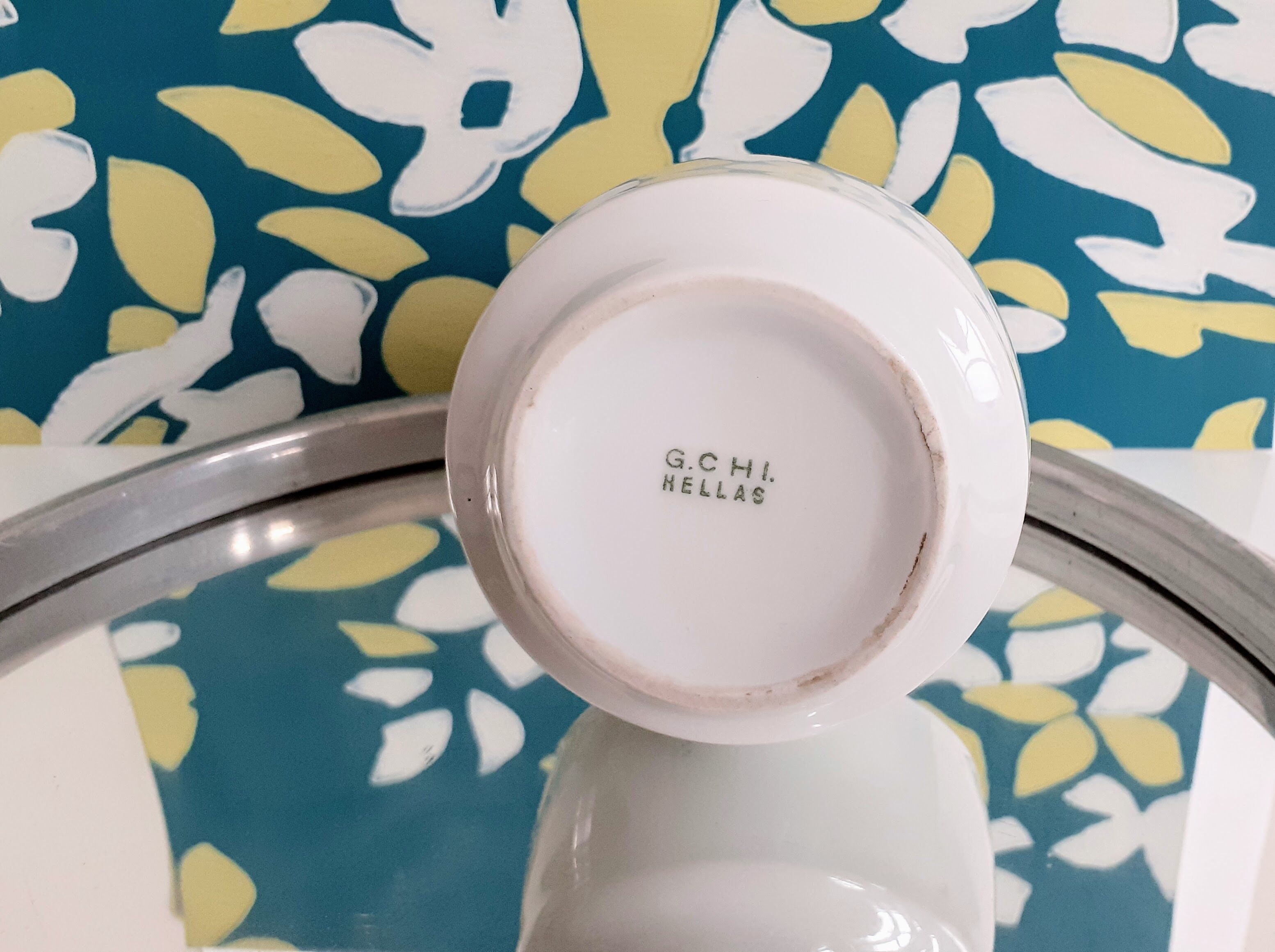 White porcelain vase