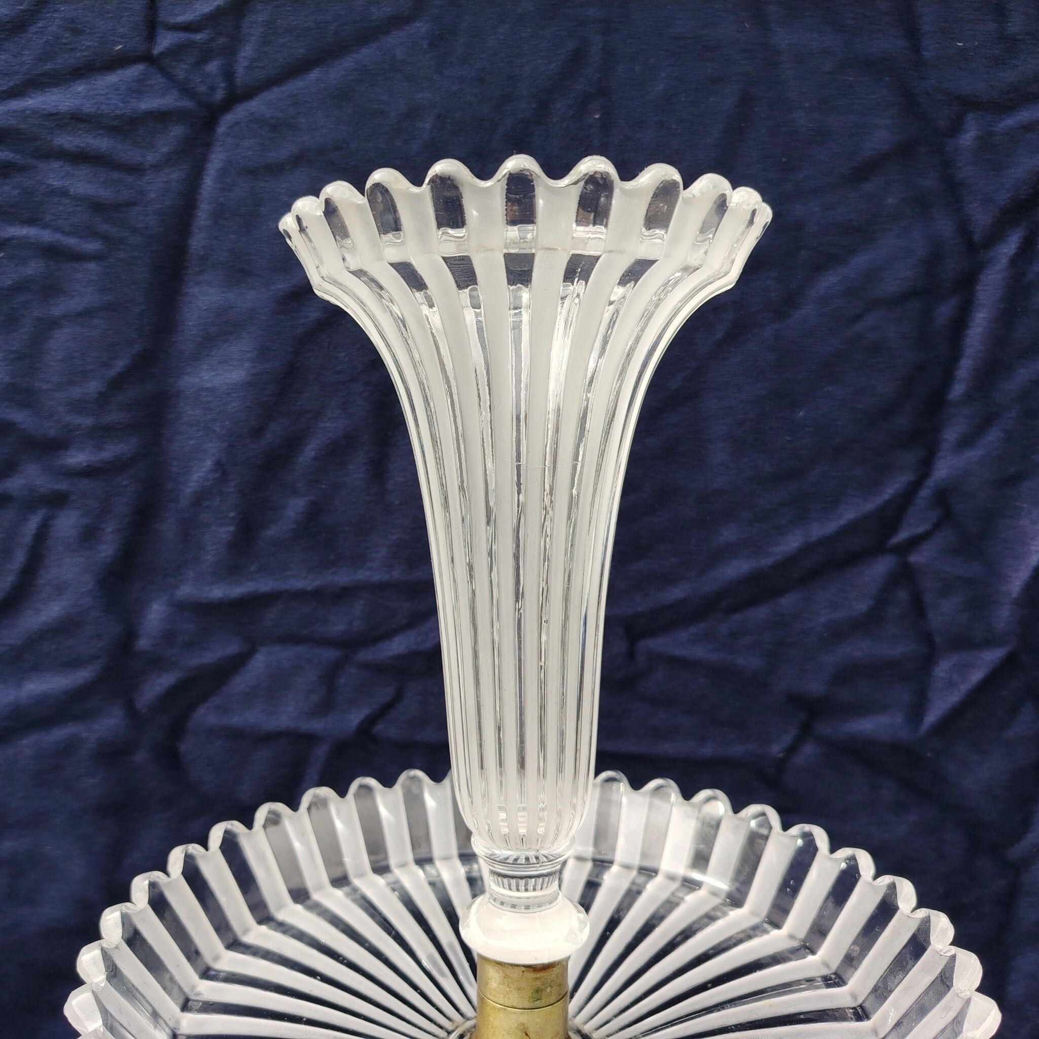 Centrepiece/bouquet holder, Baccarat crystal, vintage
