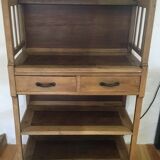 Buffet served early twentieth century in white wood and mahogany