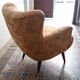 Pair of chairs design organic vintage 50s 60s