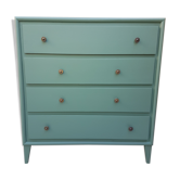 Green vintage wood dresser
