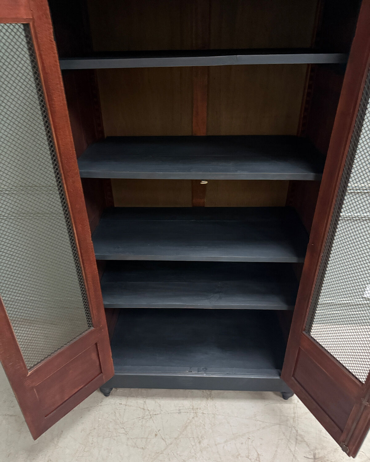 Directoire library with black patina (renovated)