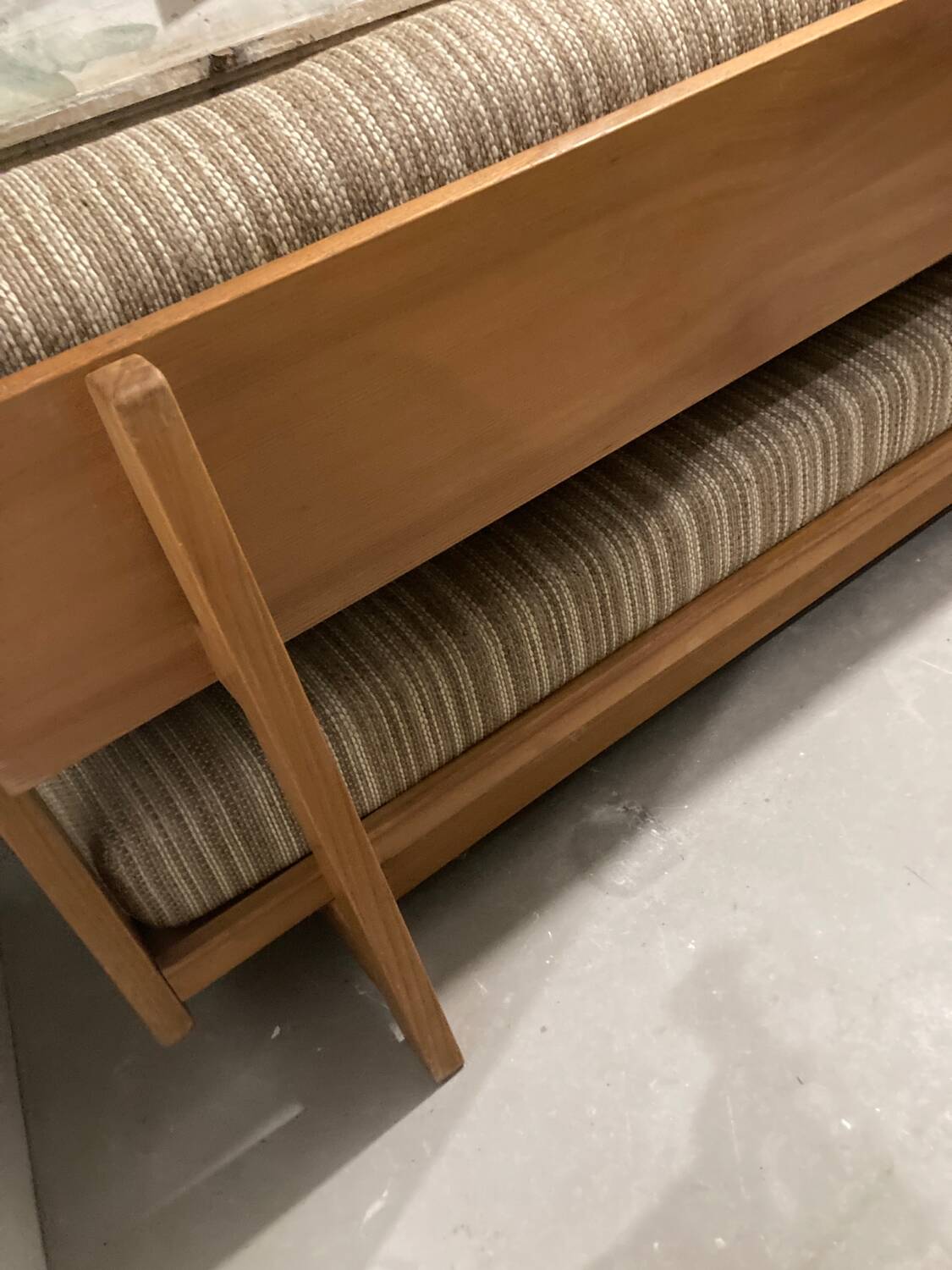 Vintage wooden sofa