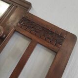 Coat racks, solid wood locker room