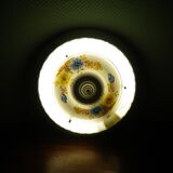 Round hand-painted ceramic ceiling light