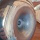 Pair of gilded brass candle holders