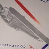 Official Albertville Olympic Games Ski Jumping poster