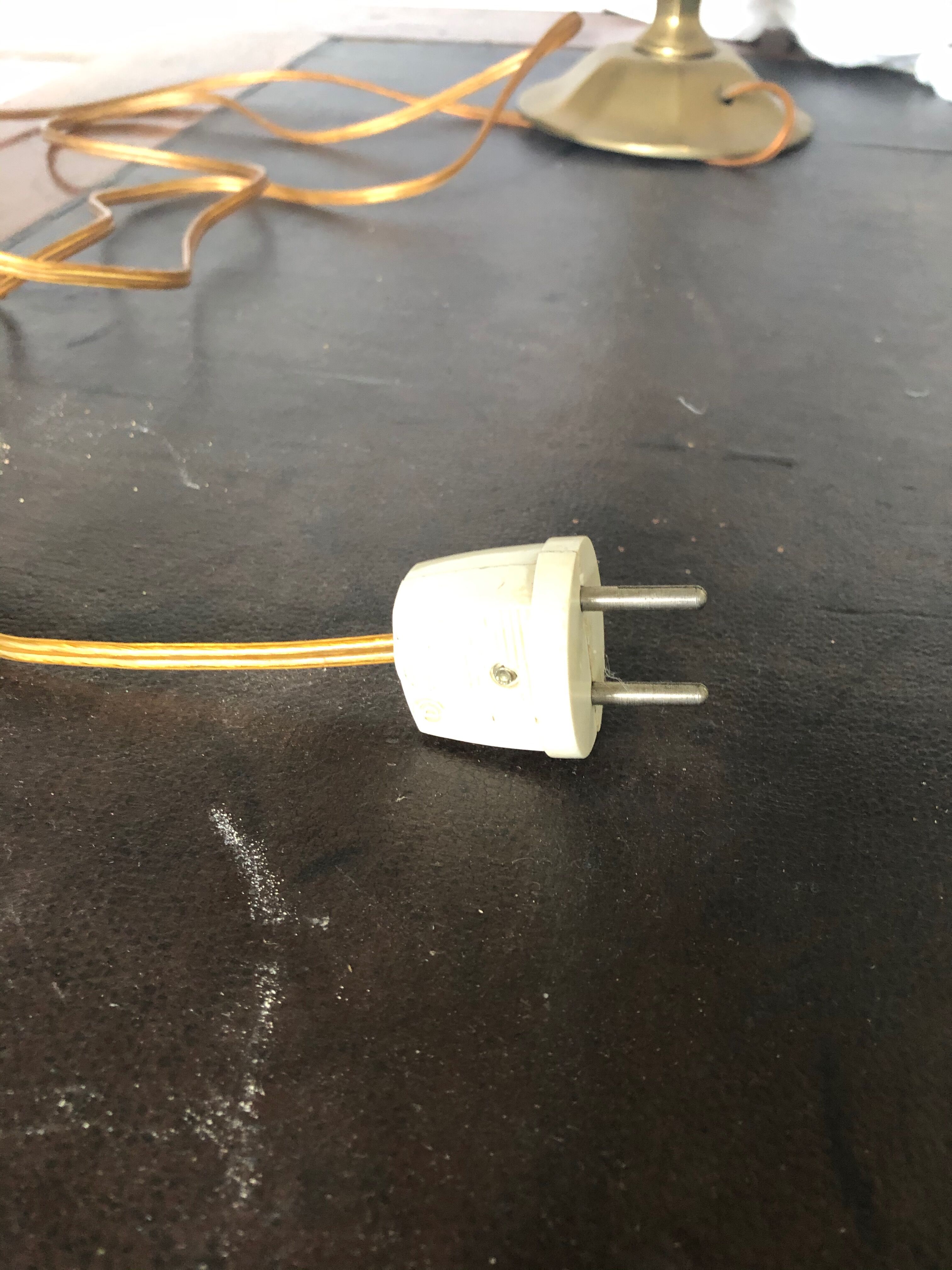 Lampe de table antique art deco