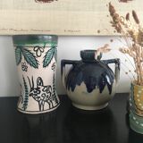 JEP vase in sandstone flame décor, 1920