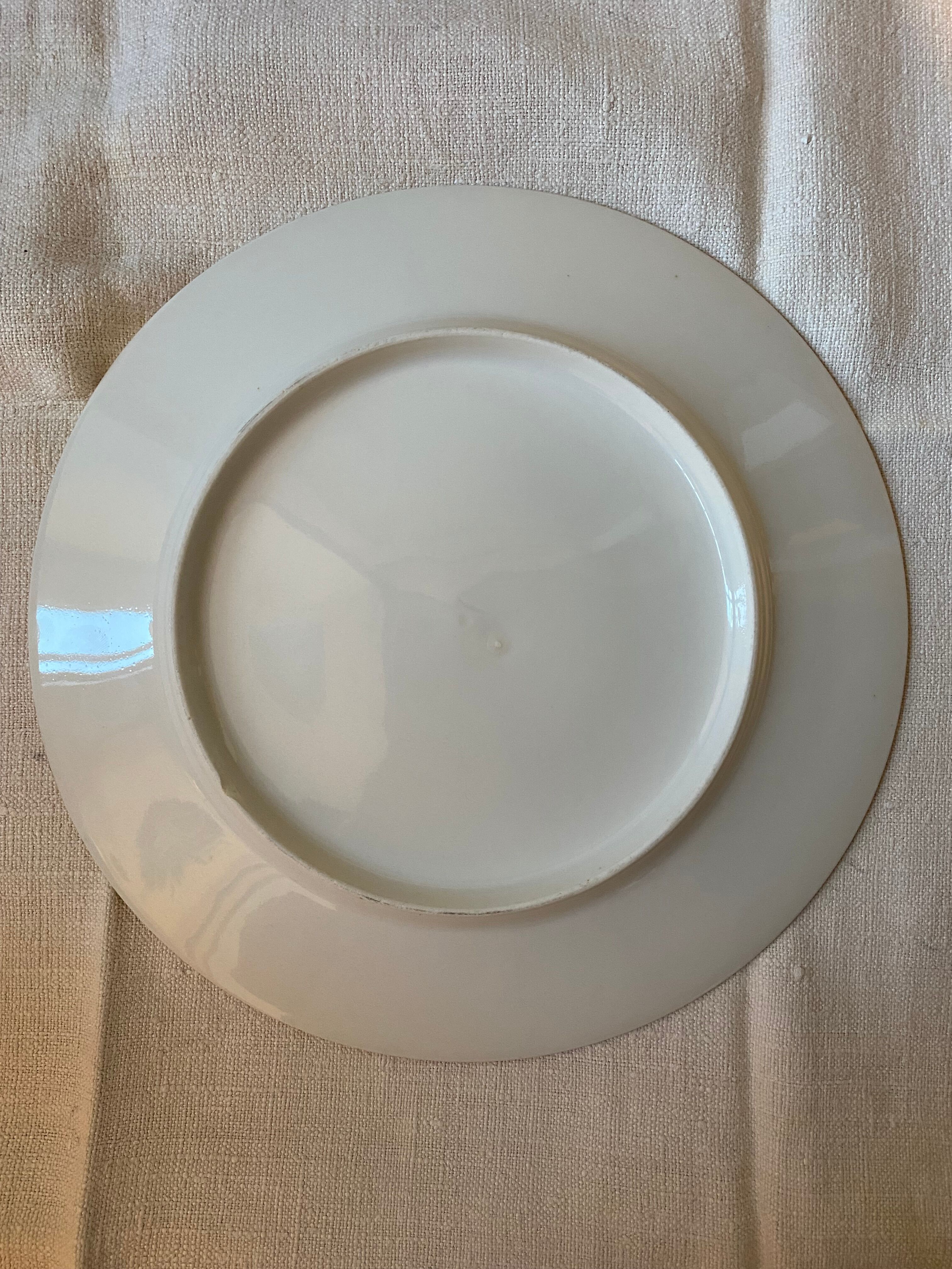 Lot 6 porcelain plates