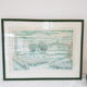 Aquarelle bocage normand signée