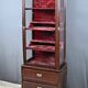 Small Display Cabinet in Mahogany, Louis XVI style – Late 19th Century