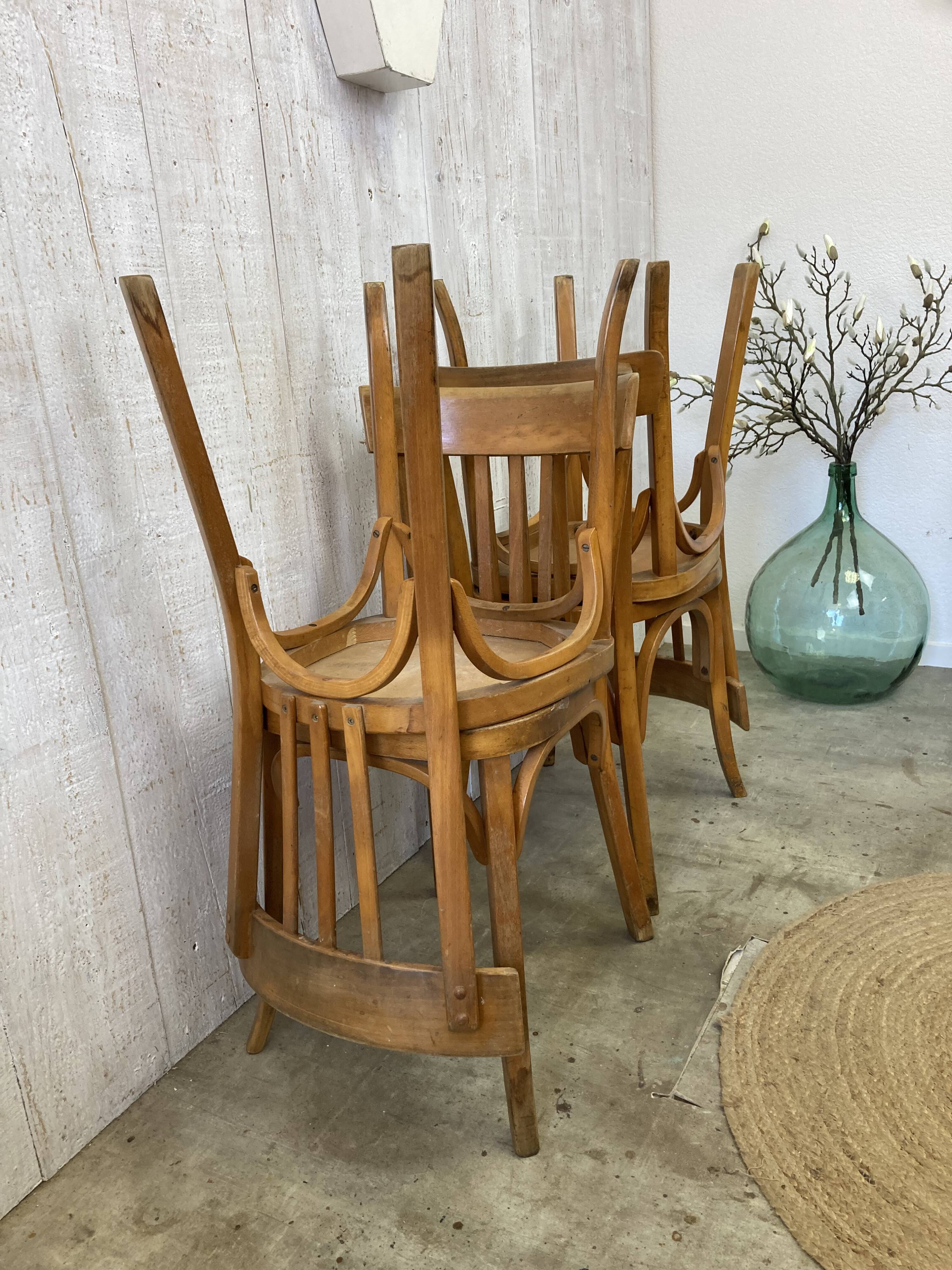 Set of 4 Baumann chairs