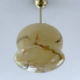 Art Deco Marble Glass Pendant Light