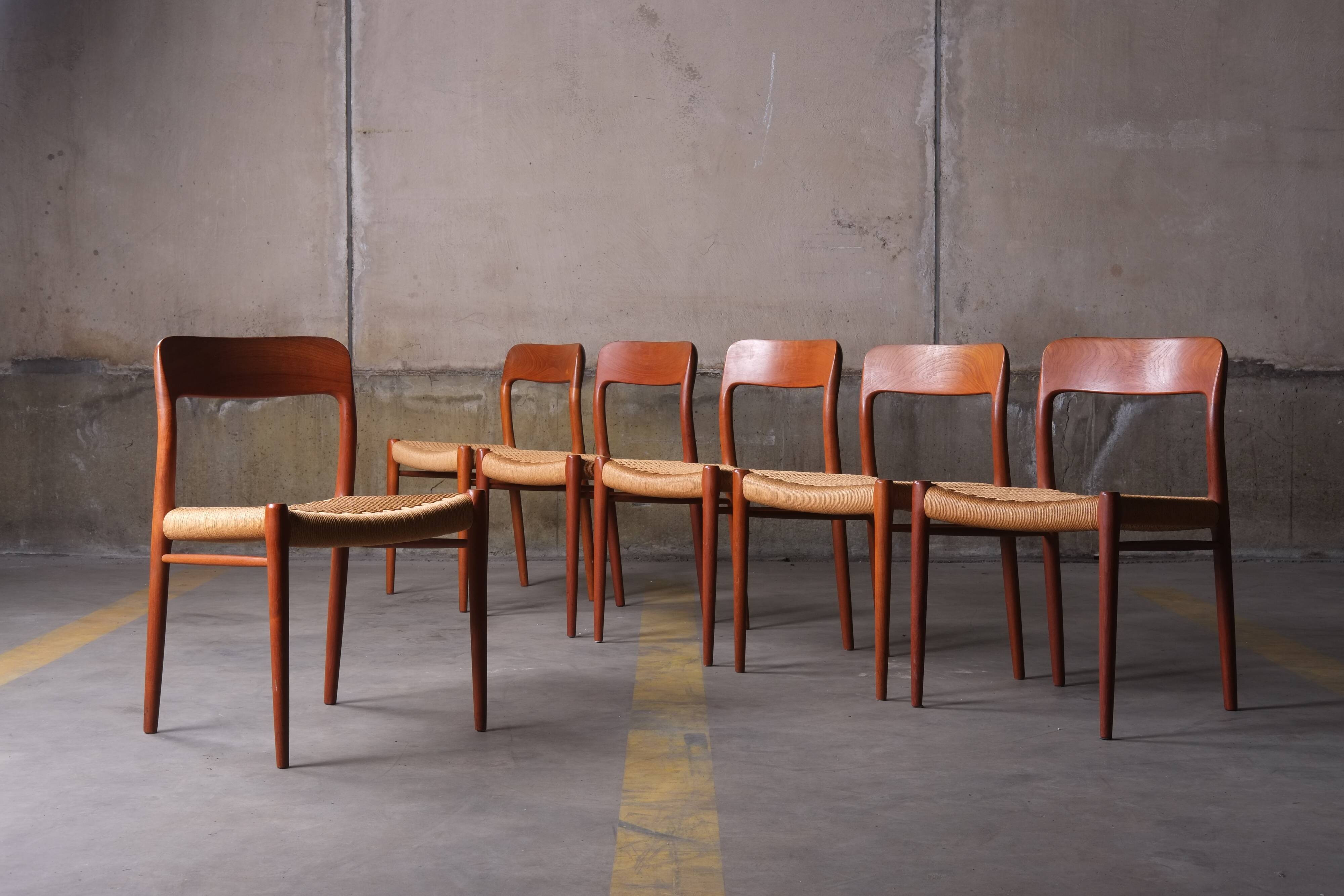 Niels O. Møller model 75 dining chair