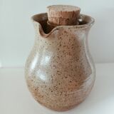 Stoneware ice pitcher