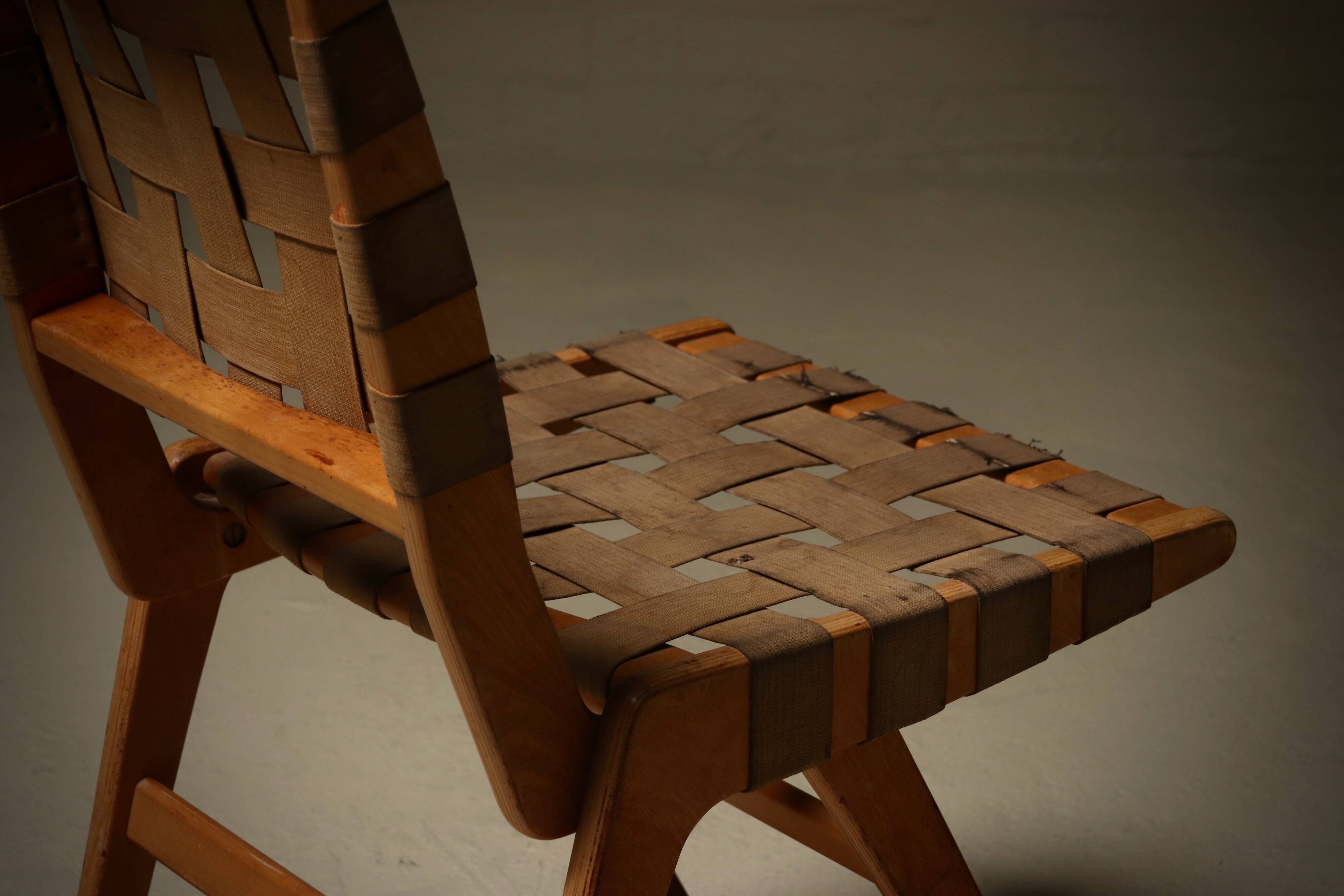 Very Rare Chair by Dirk van Sliedregt for Pastoe 1952