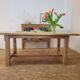 Solid wood farm table