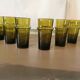 Large amber colored Beldi glasses