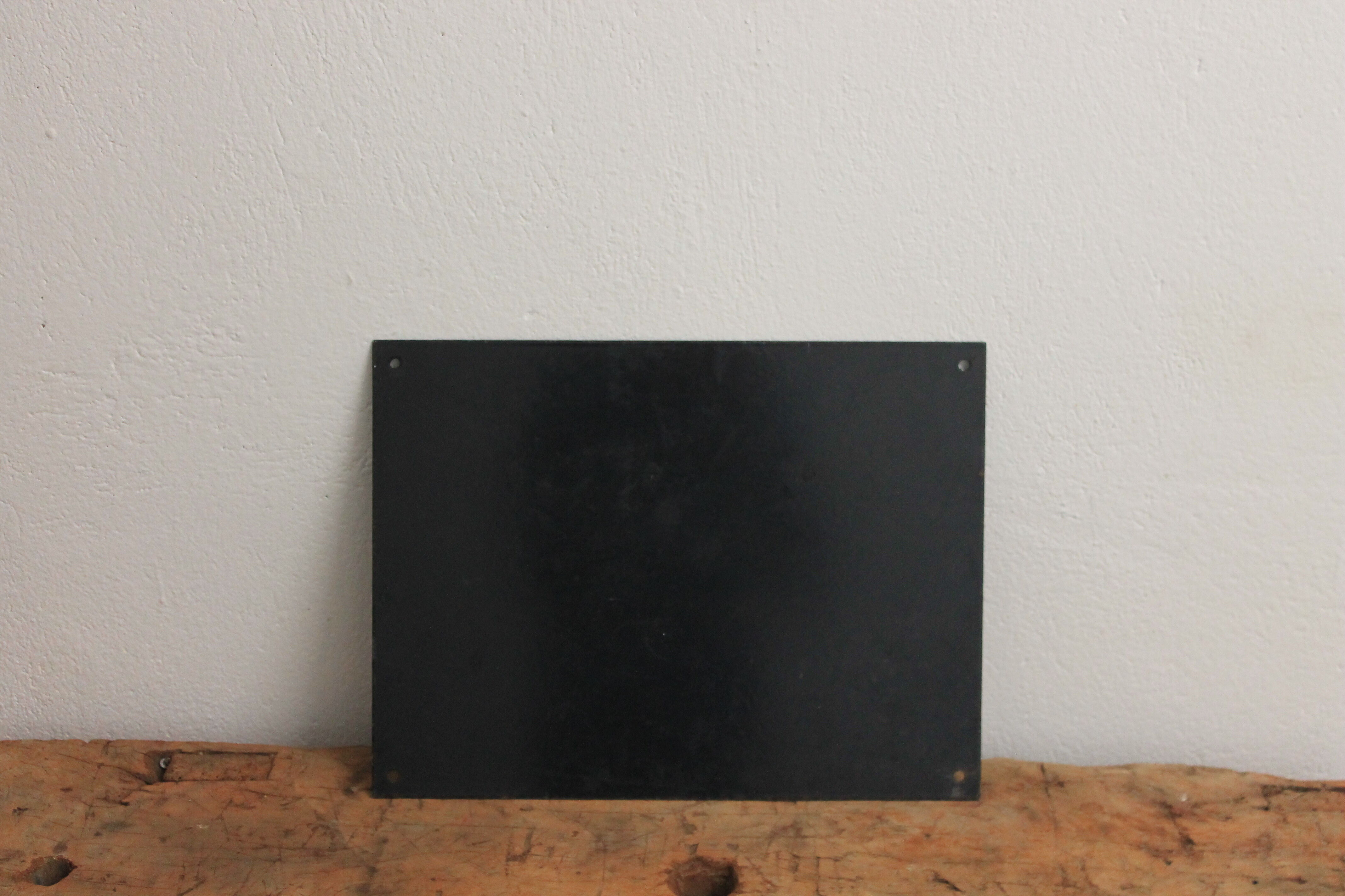 Enamel plate "passage interdit"