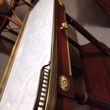 Louis XVI style half-moon console