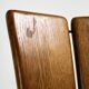 CJ Rosengaarden oak dining set, Set of 7