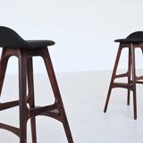 Erik Buch 'OD61' Bar Stools in rosewood Odense Mobler