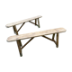 Paire de banc de ferme en bois