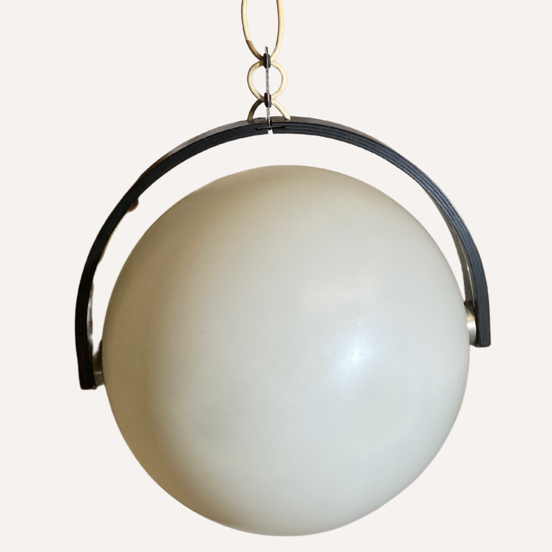 Space age ball sphere pendant by Temde Switzerland, 1970s