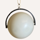 Space age ball sphere pendant by Temde Switzerland, 1970s