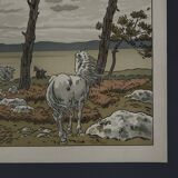 Lithograph by Henri Rivière, Aspects of Nature - The Bay