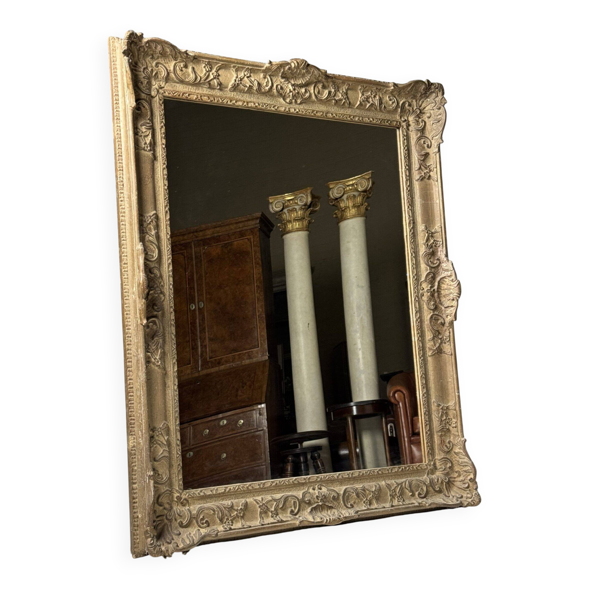 Large classic rural mirror