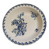 Hollow and round dish from Gien, thistle series