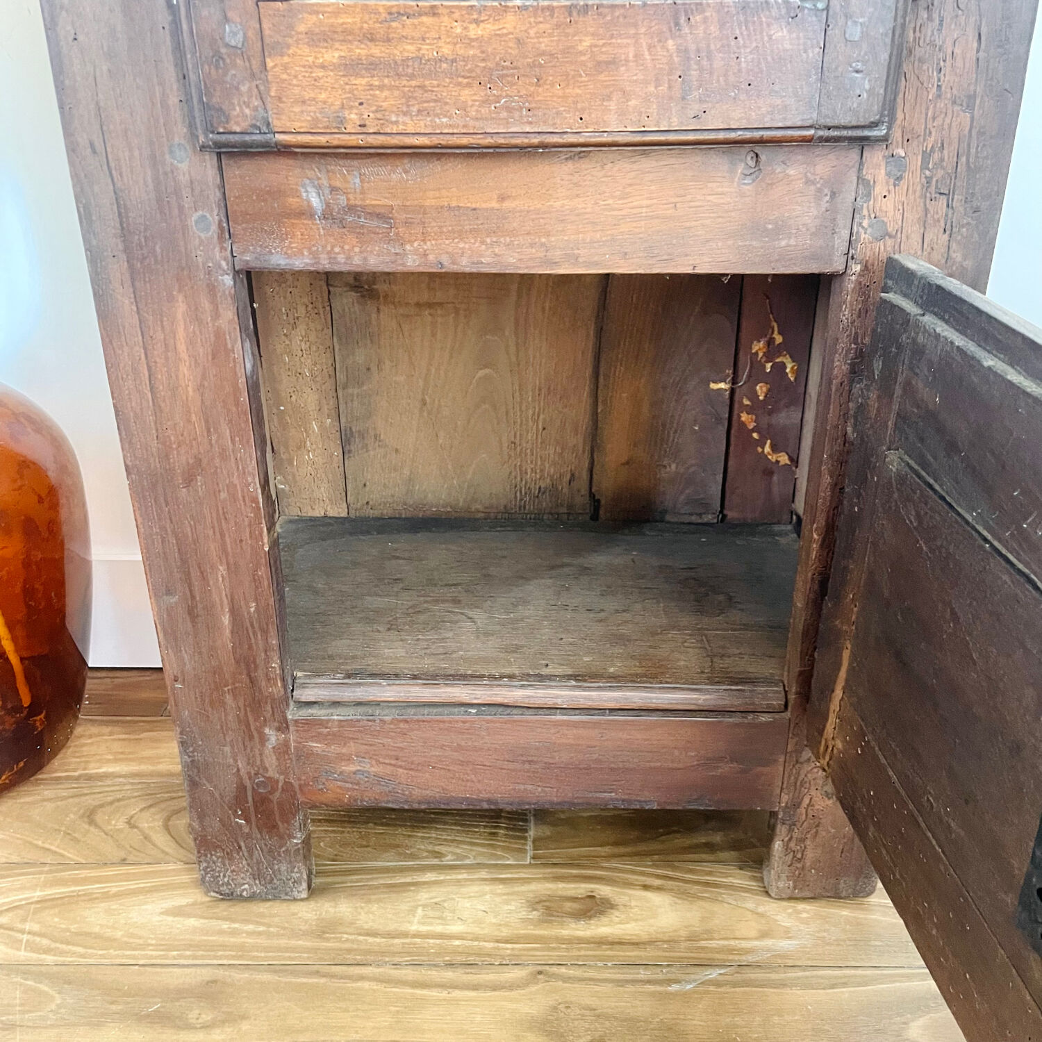 Antique locker cabinet