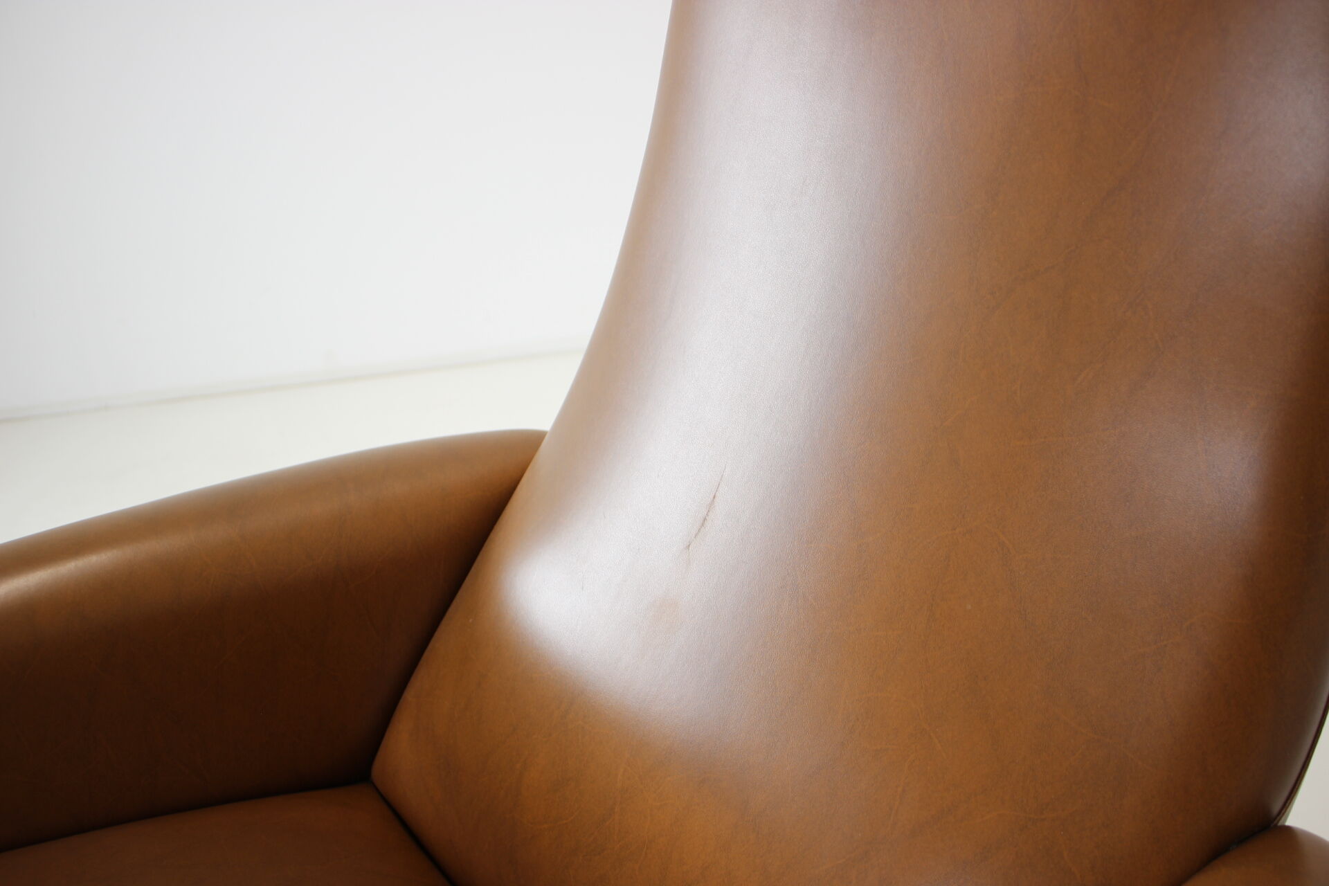 Midcentury Scandinavian Swivel Armchair, 1960s