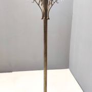 Brass and Glass Revolving Coat Rack, Italy