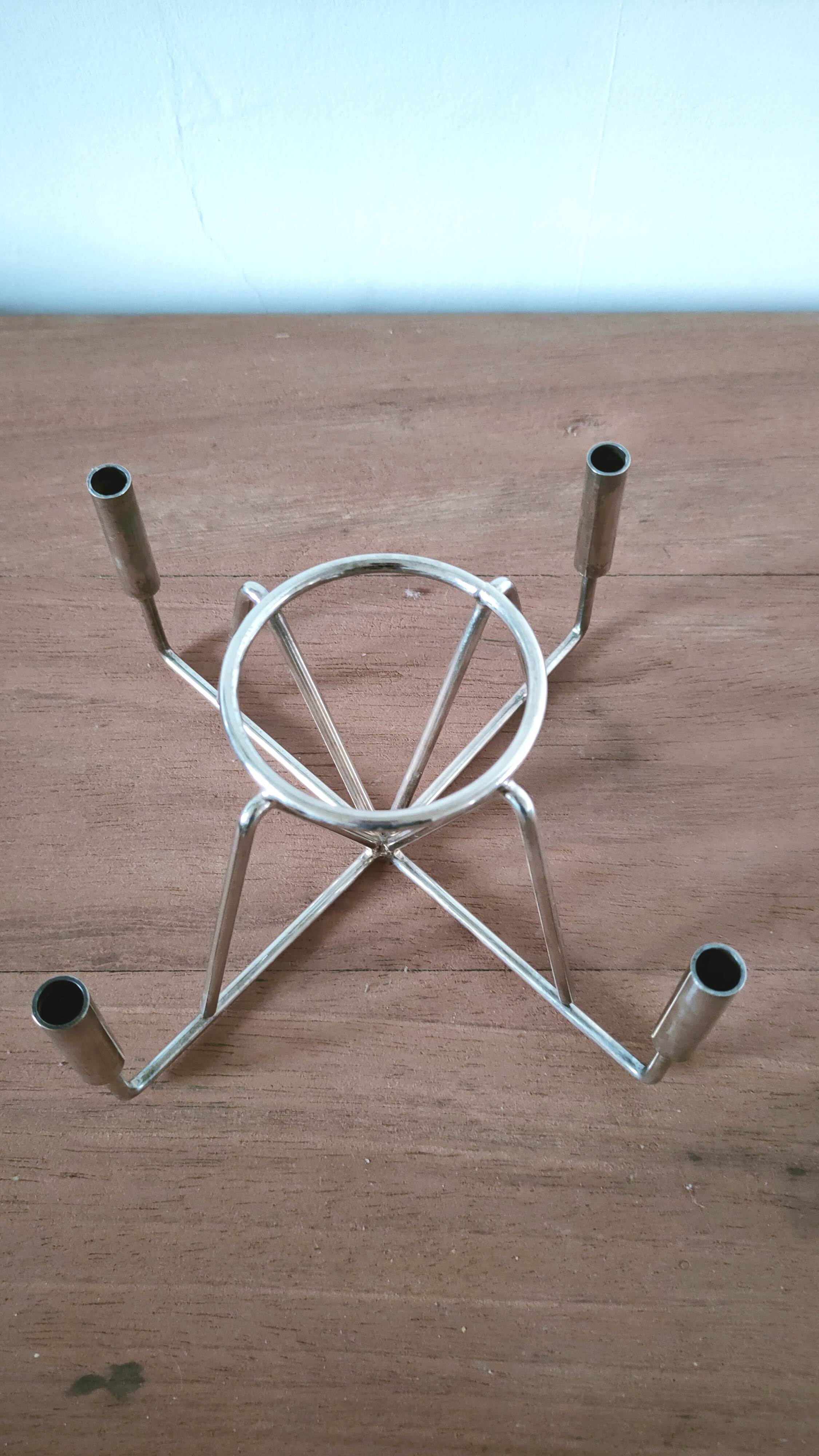 Vintage candle holder Gelb goldsmiths Paris