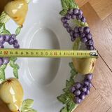 Saladier coupe à fruit en barbotine FG
